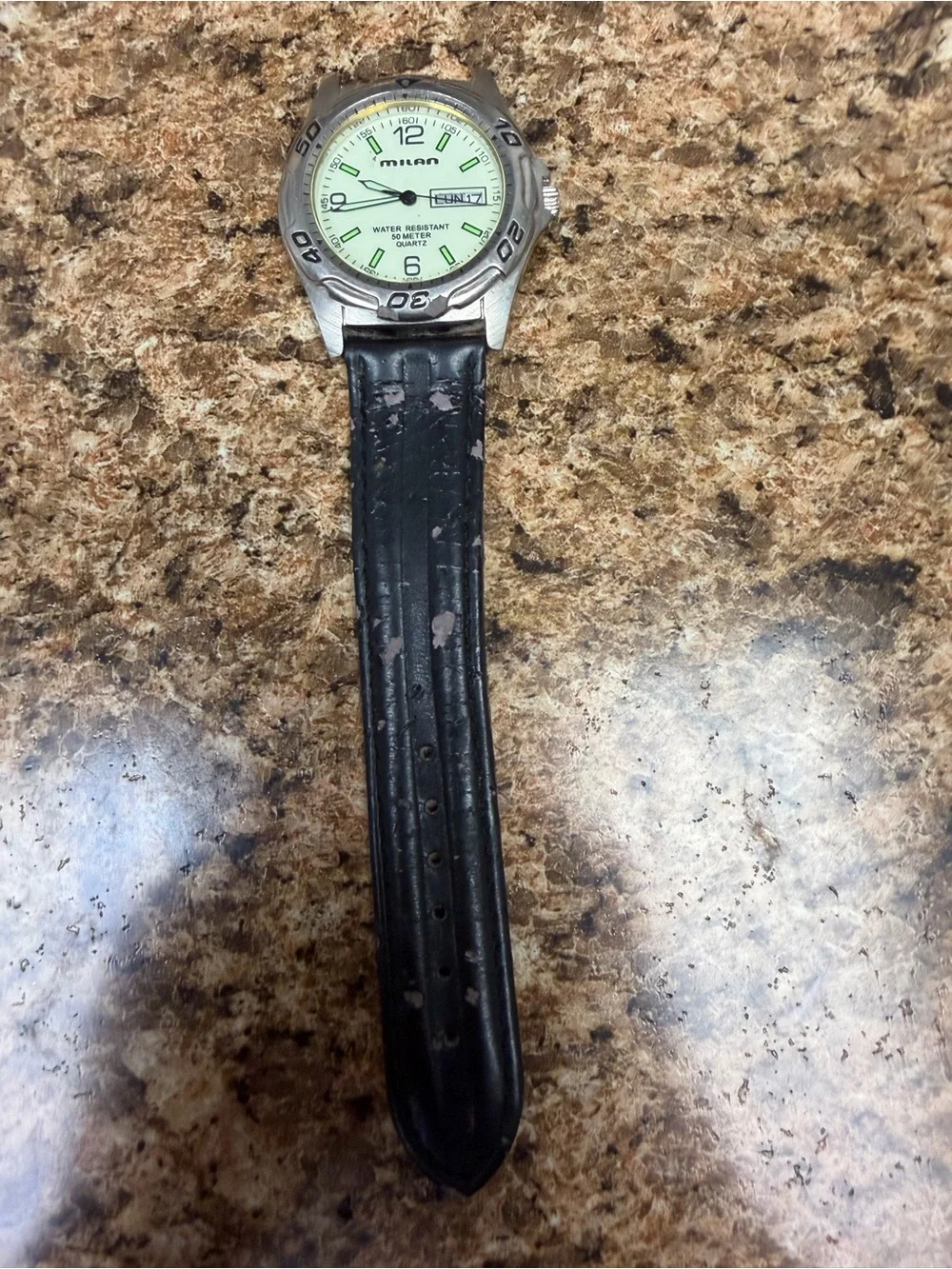 Milan MLN 204WP Men’s Quartz Watch Day Date 50M Japan Movement